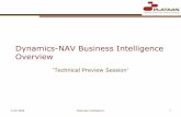Dynamics-NAV Business Intelligence Overview - …plataan.typepad.com/microsoftdynamics/files/BI_Preview.pdfMicrosoft Dynamics NAV facilitates the analysis of ... analysis and provide