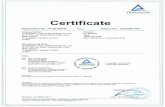 TUV Rheinland Certificate 61215 PV 50198448 Page3 Energia/trinasolar/mono... · Certificate TÜVRheinland 15042067.010 Registration No.: PV 50198448 License Holder: Changzhou Trina