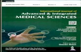 International Journal of - Rohilkhand Medical College ...rmcbareilly.com/wp-content/uploads/2017/03/medical...International Journal of Advanced & Integrated Medical Sciences October-December