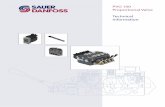 PVG 100 Proportional Valve Technical Information · PDF fileAssembly kit PVG 100 /PVTI interface module.....20 Assembly kit PVB 32