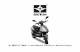 BT49QT-12Tanco – UserManual,ServiceSchedule& · PDF fileIntroduction Welcome to your new BAOTIAN BT49QT-12 (Tanco), which has been developed by BAOTIAN MOTORCYCLEINDUSTRIALCO.LTD.WehopeyouenjoyyournewBaotianBT49QT-12(Tanco)