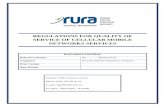 QoS in Mobile Networks of Rwanda - rura.r · PDF file1 PREAMBLE The Regulatory Board of RURA; Pursuant to Law N°24/2016 of 18/06/2016 governing information and communication technologies