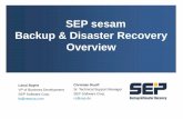 SEP sesam Backup & Disaster Recovery Overview - … sesam Backup & Disaster Recovery Overview ... •Disaster Recovery for Virtual Machines ... SAP • Close partner