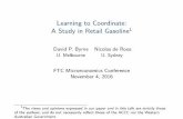 Learning to Coordinate: A Study in Retail Gasoline · PDF fileLearning to Coordinate: A 1Study in Retail Gasoline. ... Price cuts ÒDays 2,3,4,É of ... Initiating Tacit Price Coordination.