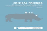 CRITICAL FRIENDS - Homepage - AccountAbility can turn distrustful opponents into critical friends. A panelÕ s Ôfirst dateÕ is a nervous occasion for all: stakeholders question whether