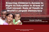Ensuring Children’s Access to - The SMERU Research … Day 2/Theme2 Pawon2/gunja… ·  · 2015-06-01Ensuring Children’s Access to Right to Education in Areas of ... •Do informal/unskilled/casual