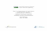 The U.S. Department of Agriculture Farm Service Agency ... U.S. Department of Agriculture Farm Service Agency Organizational Assessment CROSS CUTTING ISSUES Findings and Recommendations