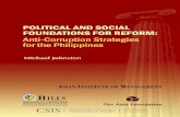 Political and Social Foundations for Reform: for the ... · PDF file• Support reform-minded bureaucrats with bonuses, recognition, whistleblower protections, and promotions. When