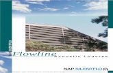8583 NAP Flowline Louvres Brochure - Cooke Industries · PDF filewhy the multi-purpose NAP Flowline Acoustic Louvres ... Cooling towers ... ‘Test Procedure for Measuring Transmission