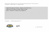 INTEGRATED INDUSTRIAL WASTEWATER REUSE BY · PDF fileIntegrated Industrial Wastewater Reuse By Heat Recovery. ... primarily thermal and membrane processes have been ... Integrated