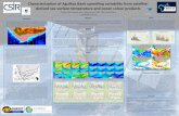 Characterization of Agulhas Bank upwelling variability … [Chl-a] climatologies and peer reviewed literature as a guide, the Agulhas Bank region was divided into 7 zones (Western