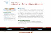2 Early Civilizations 4000–1000 BC - granbystudents / · PDF file · 2009-02-22Chapter 2 Early Civilizations 45 ... The green Nile Valley contrasts sharply with ... Chapter 2 Early