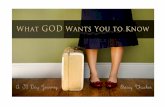What God Wants You to Know - Stacey Thacker | Authorstaceythacker.com/.../uploads/2014/07/What-God-Wants-You-to-Kno… · ! 7! Day 2 He thinks about you all the time. If you could