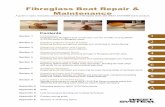 Fibreglass Boat Repair & · PDF fileFibreglass Boat Repair & Maintenance A guide to repair, restoration and prolonging the life of ﬁbreglass boats with WEST SYSTEM® brand products