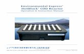 Environmental Express HotBlock COD Reactor - … Manuals... · Environmental Express ... extends to parts, labor, ... These innovative digestion systems allow samples to be digested