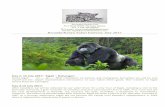 Web page: Email: · PDF fileTracking the gorillas through the forested slopes of the Virunga volcanoes is a magical experience. If you are lucky you can get to the gorillas, spend