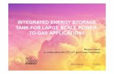 INTEGRATED ENERGY STORAGE TANK FOR LARGE  · PDF fileintegrated energy storage tank for large scale power-to-gas applications ... lng batches (tank refill)