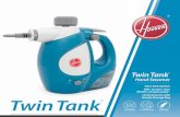 Twin Tank ™ Handy Storage Bag - Godfreys out maintenance, always open the filler ... Keep this Instruction Manual in a handy place for future ... Grout Cleaning Tool X Cleaning all