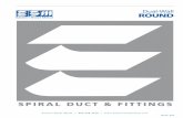 SPIRAL DUCT & FITTINGS - Eastern Sheet Metaleasternsheetmetal.com/Portals/6/Documents/DWR040709.pdf · Eastern Sheet Metal Dual-Wall ROUND SPIRAL DUCT & FITTINGS Rev.#4 7/16 Eastern