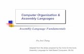 Computer Organization & Assembly Languagespjcheng/course/asm2008/asm_ch3.pdfComputer Organization & Assembly Languages ... Real-Address Mode Programming. ... The following diagram