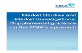 Market Studies and Market Investigations: Supplemental ... · PDF fileTransitional Arrangements: Guidance on the CMA's approach - Part 1 (CMA14). II CMA3 experience, legal judgments