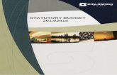 STATUTORY BUDGET 2013/2014 - City of Stirling information... · This Statutory Budget contains all information required to ... Statutory Statements Budget Notes ... Construction of
