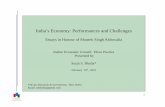 India’s Economy: Performances and Challenges S. Bhalla- Session III.pdf · India’s Economy: Performances and ... Some background facts about Indian economic growth ... Indian