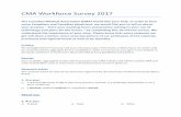 CMA Workforce Survey 2017 - Canadian Medical Association · PDF fileCMA Workforce Survey 2017 The Canadian Medical Association (CMA) ... a licensed physician in full or part-time practice,