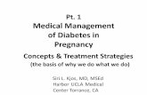 Medical Management of Diabetes in Pregnancy Part 1 · PDF fileMedical Management of Diabetes in Pregnancy. ... *Require > 1 abnormal value. 92. 180 ... labor induction,