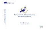 Fundamentals of remote sensing and direct modelling · PDF fileFundamentals of remote sensing and direct modelling ... ¥ Lecture 1: Fundamentals of remote sensing and direct modelling