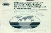 Measurement of infant mortality in less developed …pdf.usaid.gov/pdf_docs/PNAAG143.pdfInfant Mortality in Less Developed Countries ... Measurement of infant mortality in less developed