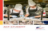 ACF STUDENT Student Culinary Competition Manual | Revised October 2017 1 Chapter 1 pg 2 Goals, ... Score sheets Chapter 5 pgs 27-30 Competition Organization