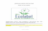 APPLICATION PACK FOR THE ECOLABEL - Choisir une …ec.europa.eu/.../ecolabel/documents/User_manual_hand_dishwashing.… · THE ECOLABEL Application form and guidance document for