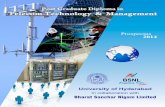 Post Graduate Diploma in Telecom Technology & · PDF fileBharat Sanchar Nigam Limited University of Hyderabad ... class Telecom Training Institutes spread across the ... The Centre