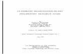 Clathrate Desalination Plant - United States Bureau of · PDF file · 2015-06-30CLATHRATE DESALINATION PLANT PRELIMINARY RESEARCH STUDY ... ifreeze desalination method and system.A