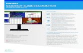 S32D850T BUSINESS MONITOR - Samsung Products & · PDF fileS32D850T BUSINESS MONITOR DO MORE WITH MORE, ... Samsung S32D850T allows you to see more, ... BLU Type LED Brightness (Typical)