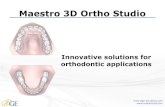 Maestro 3D Ortho Studio - Turkuaz  · PDF fileMaestro 3D Ortho Studio Basic module ... Export case studies in ortho file format, compatible with the free viewers