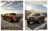 M{ZD{ BT-50 - Mazda BT-50 Brochure...BRING IT ON When it comes to performance, New BT-50 brings the goods. Built tough from the ground up, its ladder -frame chassis provides reinforcement