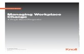 Managing Workplace Change - CFI: The Knoll Sourcecfi-knoll.com/knoll-white-papers/managing-workplace-change.pdf · ©2012 Knoll, Inc. Managing Workplace Change Page 2 workspaces and