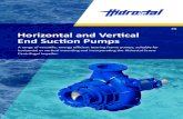 EN Horizontal and Vertical End Suction Pumps - Hidrostal · PDF fileEN Horizontal and Vertical End Suction Pumps A range of versatile, energy efficient bearing frame pumps, suitable