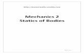 Statics of Rigid Bodies - Kumarmathskumarmaths.weebly.com/uploads/5/0/0/4/50042529/statics_2017.pdf · Statics of Rigid Bodies ... calculate, in terms of T, the resultant moment about