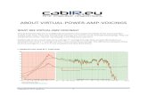 ABOUT VIRTUAL-POWER-AMP-VOICINGS - cabIR.eu · PDF fileABOUT VIRTUAL-POWER-AMP-VOICINGS WHAT ARE VIRTUAL-AMP-VOICINGS? Virtual-Amp-Voicings are re-configurations based on the output