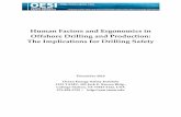 Human Factors and Ergonomics in Offshore Drilling and ... · PDF file1 Human Factors and Ergonomics in Offshore Drilling and Production: The Implications for Drilling Safety Introduction