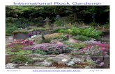 International Rock Gardener - · PDF fileInternational Rock Gardener . ... Ian Young is an artist, ... but nowadays his time for music is limited to some guitar playing as he formulates