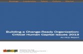 Building a Change-Ready Organization: Critical …cenera.ca/wp-content/uploads/2015/05/Institute-for-Corporate...Building a Change-Ready Organization: Critical Human Capital Issues