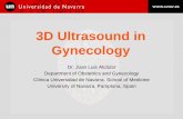 3D Ultrasound in Gynecology · PDF file3D Ultrasound in Gynecology Dr. Juan Luis Alcázar Department of Obstetrics and Gynecology Clínica Universidad de Navarra. School of Medicine