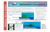 ABAQUS Data Sheet2 - beasy.com ABAQUS... ·  1 PRODUCT DATA SHEET ABAQUS Interface BEASY ABAQUS provides an integrated approach between BEASY and ABAQUS for stress, fracture …