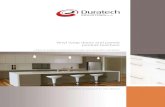 Vinyl wrap doors and panels product · PDF fileDuraface Duratech Industries – Quality manufacturer of duraform vinyl wrap kitchen and vanity doors Duratech Industries – You’ll