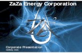 ZaZa Energy Corporation - Ningapi.ning.com/.../ZaZaCorporatePresentation.pdf · 2 ForwardLooking Statements All statements other than statements of historical facts included in this