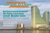 International Arbitration and Bahrain - Bahrain … - April 2010 PLUS FRE 502 and Arbitration Arbitrating Intellectual Property Disputes Arbitration and the Rotterdam Rules International